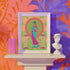 Roller Skating Grecian Goddess Art Print